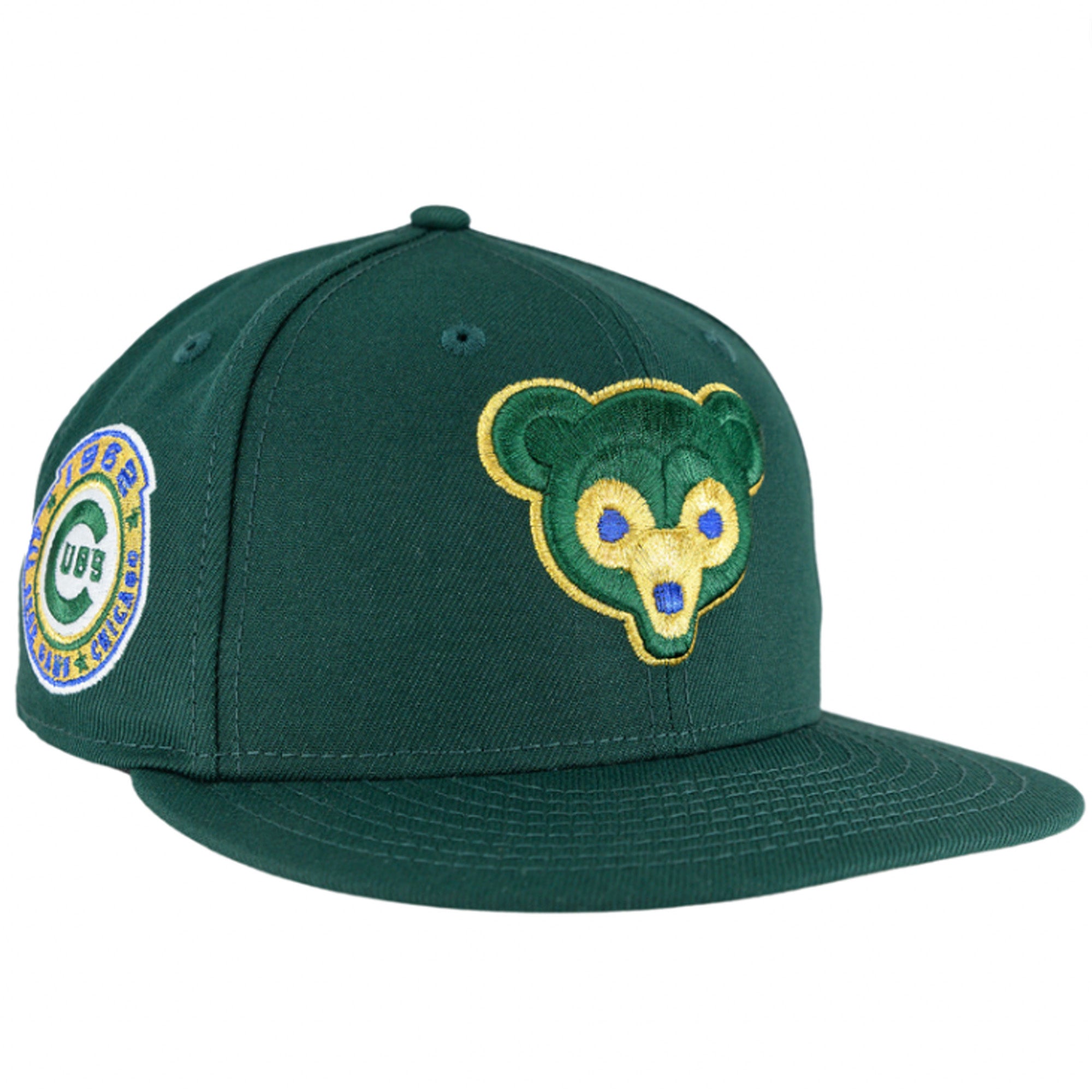 Chicago Cubs Dark Green/Gold/Grey UV New Era 59FIFTY Fitted Hat