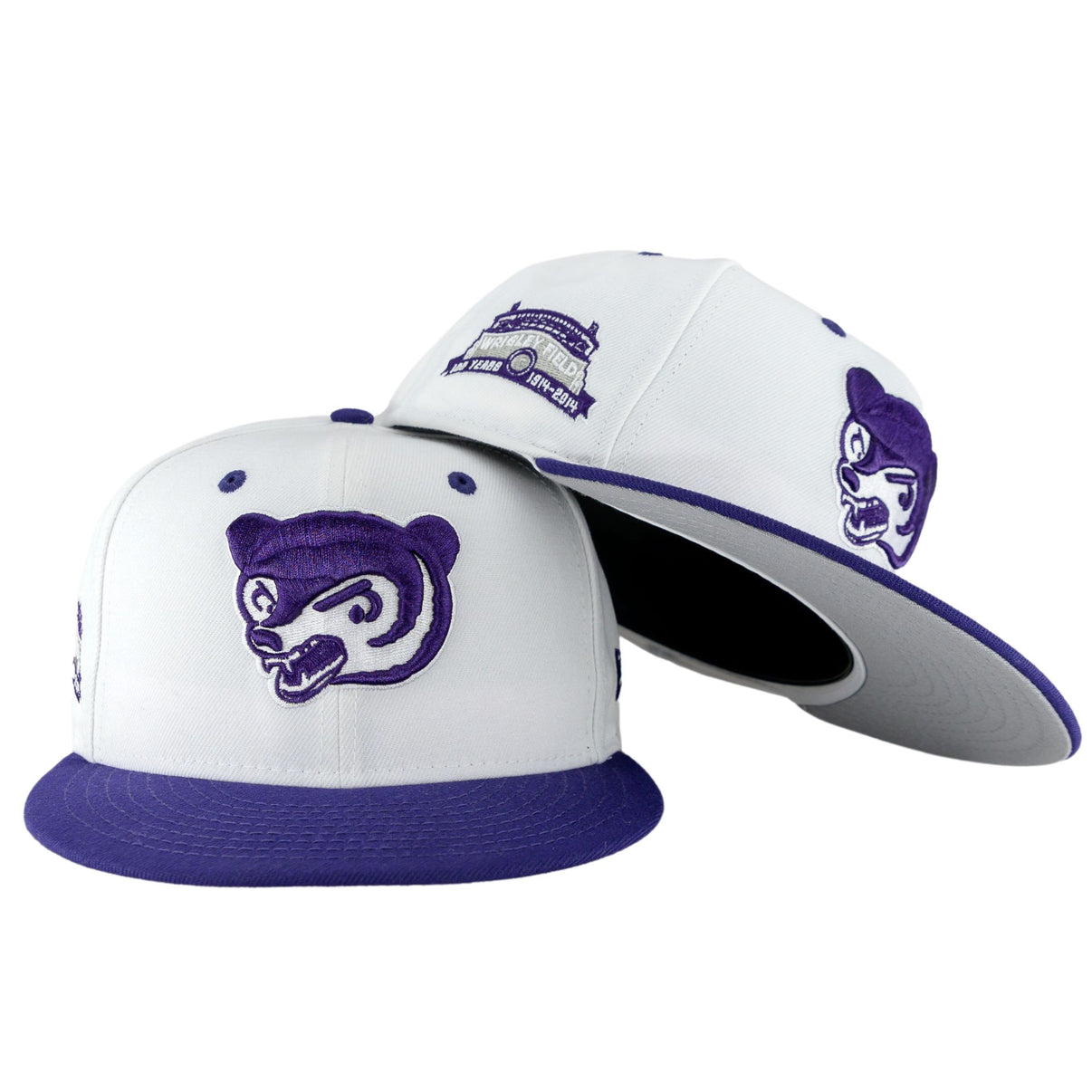 Chicago Cubs Purple/White/Grey UV New Era 59FIFTY Fitted Hat Clark