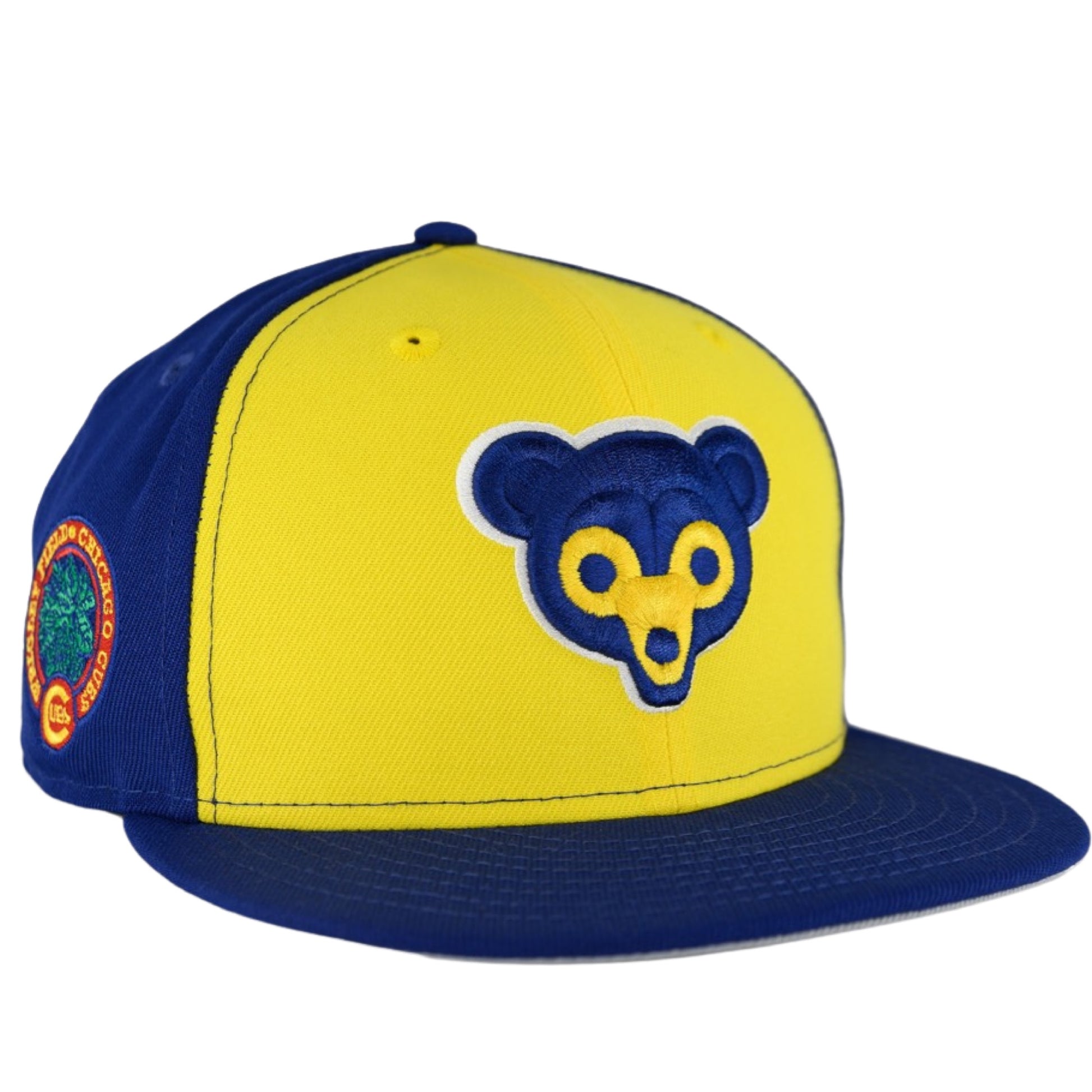 Chicago Cubs Blue Ink/Yellow/Grey UV New Era 59FIFTY Fitted Hat