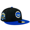 Chicago Cubs Black/Blue Bead/Grey UV New Era 59FIFTY Fitted Hat