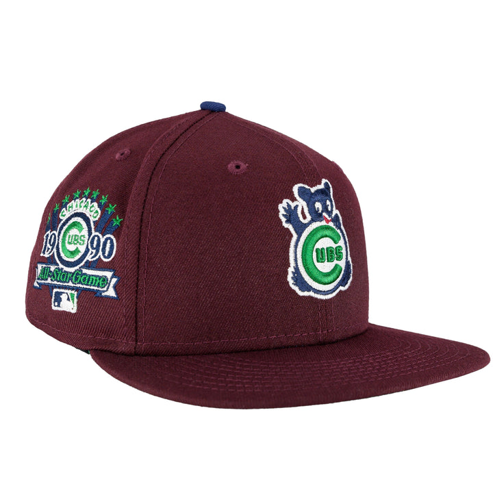 Chicago Cubs Maroon UV Navy New Era 59FIFTY Fitted Hat