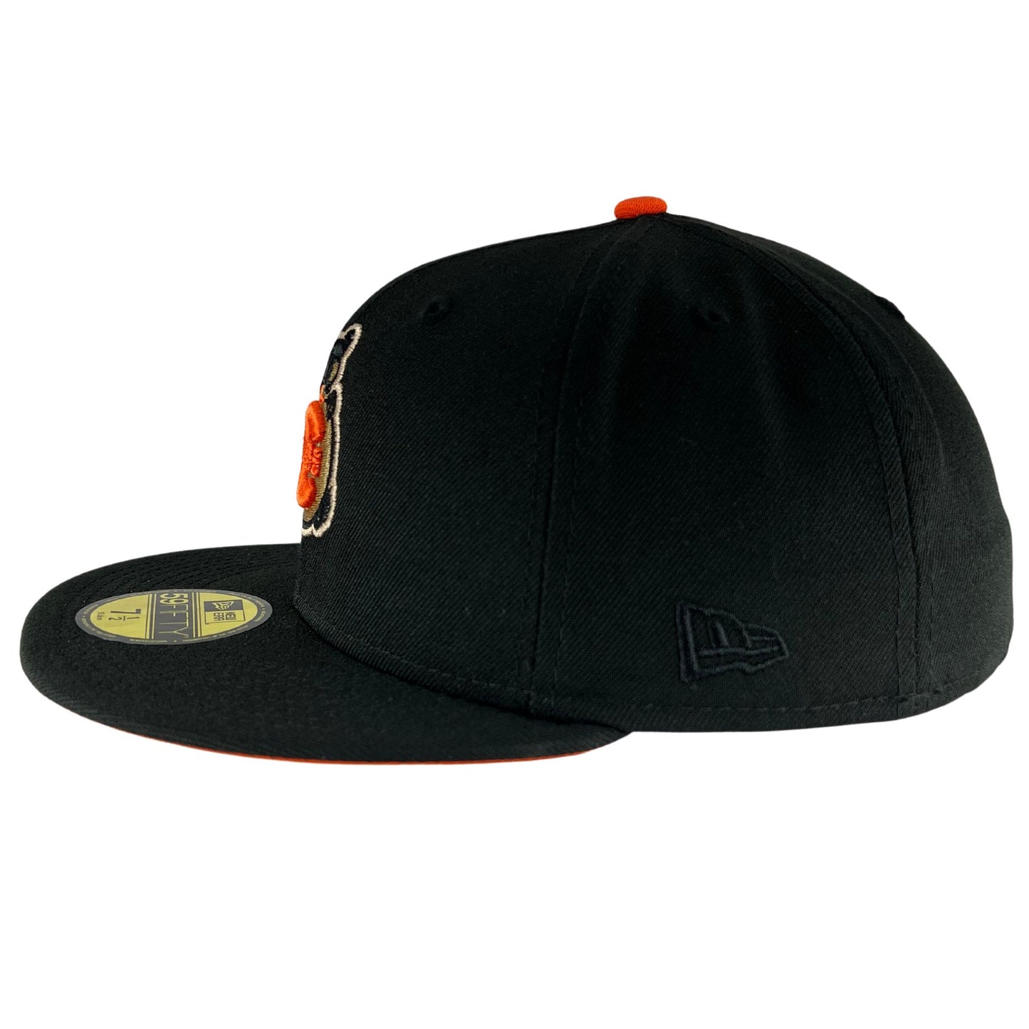 Chicago Cubs Black Orange 1990 ASG New Era 59FIFTY Fitted Hat