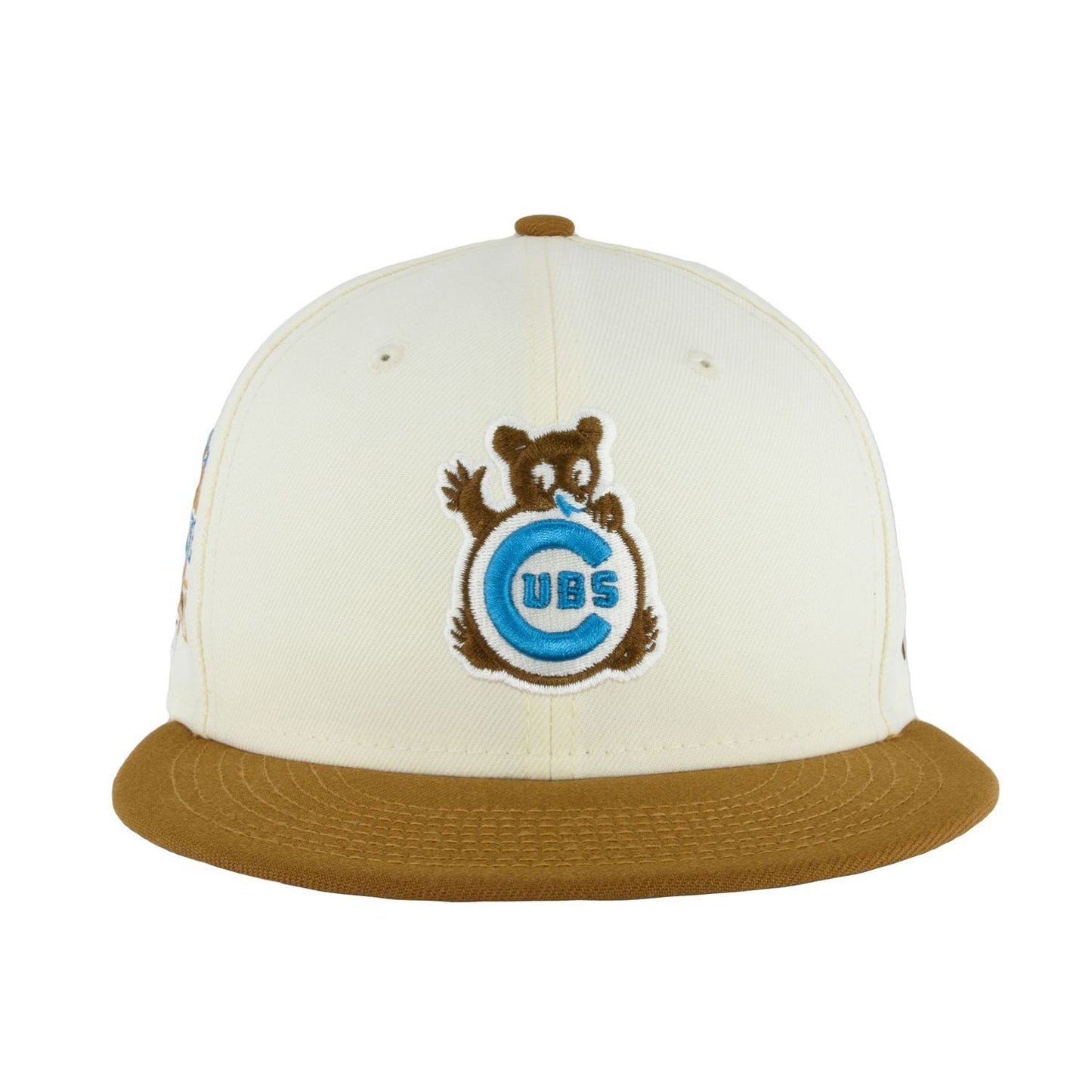 Chicago Cubs Chrome/Toasted Peanut Waving Bear 1990ASG New Era 59FIFTY Fitted Hat
