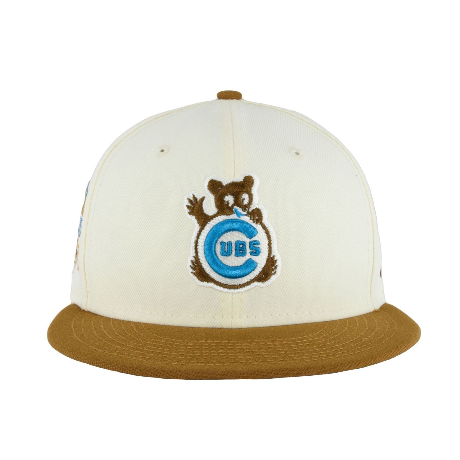 Chicago Cubs Chrome/Toasted Peanut Waving Bear 1990ASG New Era 59FIFTY