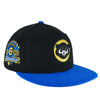 Chicago Cubs Black/Southwest Blue 1990 ASG New Era 59FIFTY Fitted Hat