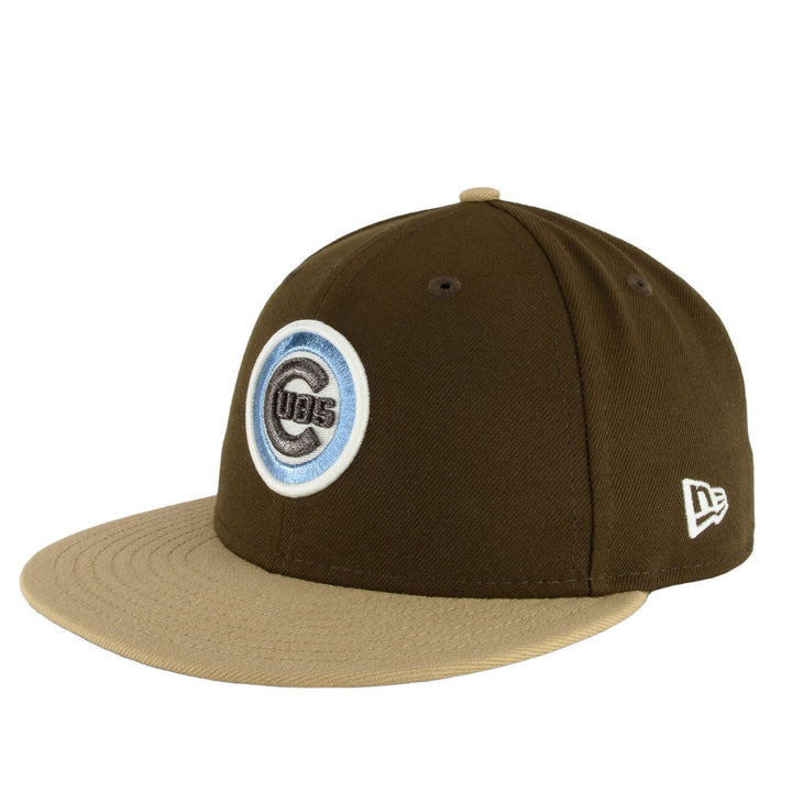 Chicago Cubs Camel Walnut New Era 59FIFTY Fitted Hat - Clark Street Sports