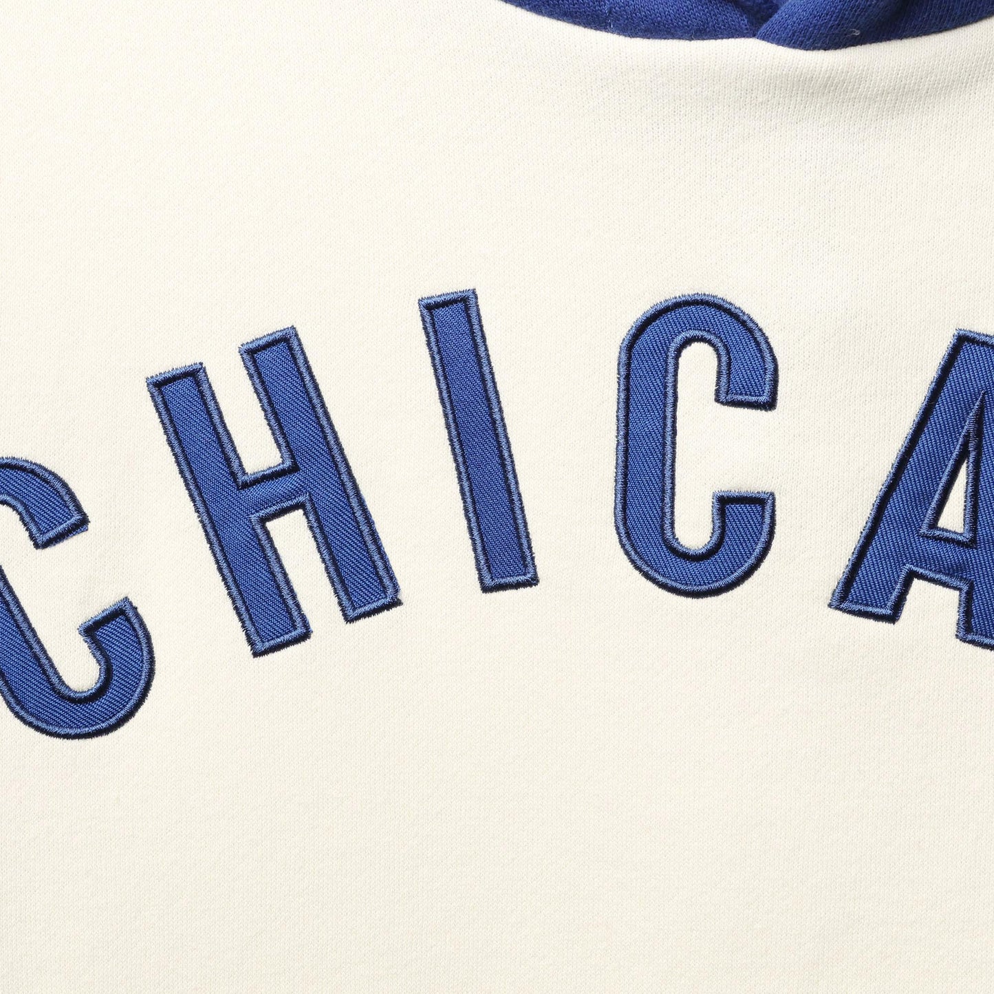 Chicago Cubs '47 Cream Trifecta Shortstop Pullover Men's Hoodie
