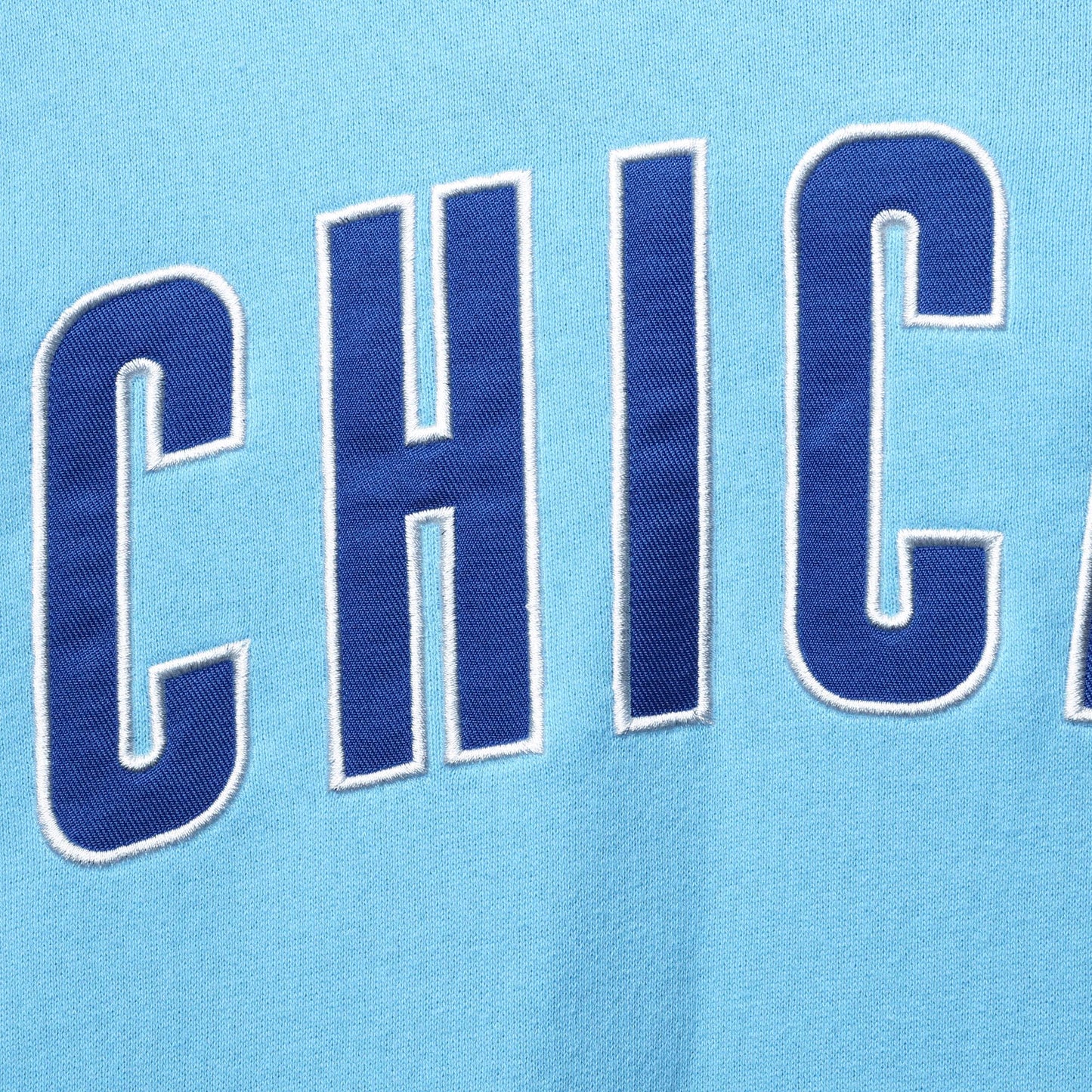 Chicago Cubs '47 Light Blue Trifecta Shortstop Pullover Men's Hoodie ...