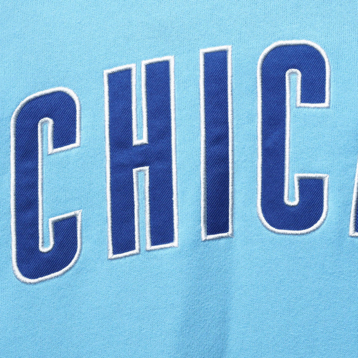 Men's Chicago Cubs '47 Light Blue Trifecta Shortstop Pullover Hoodie
