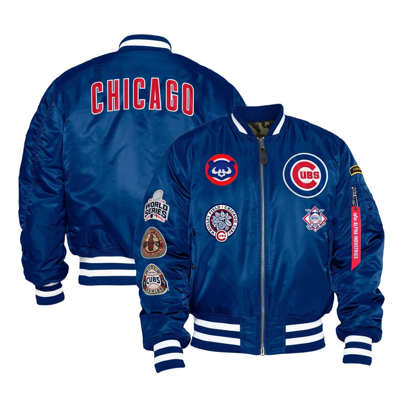 Chicago Cubs Alpha Bomber Jacket