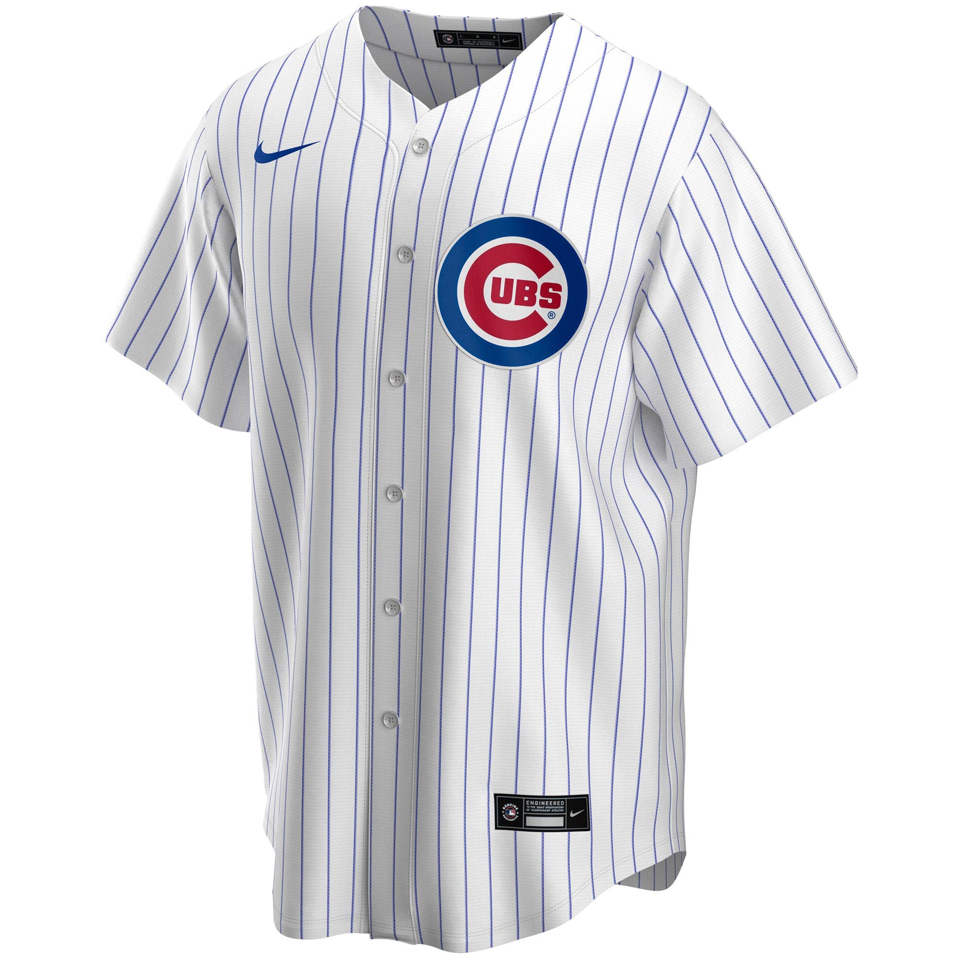 Chicago Cubs Father's Day #1 DAD Home Pinstripe Replica Jersey
