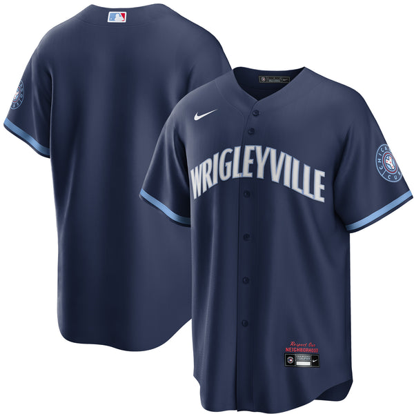 Chicago Cubs Nike Women's City Connect Replica Jersey - Navy