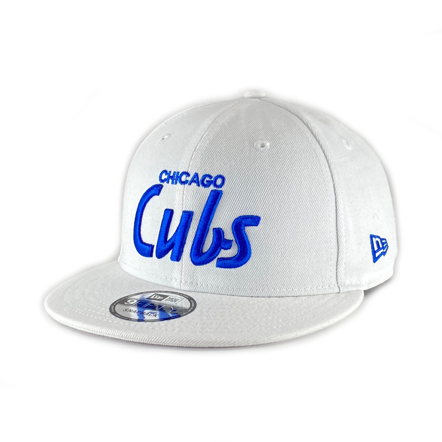Chicago Cubs Chase White Script 9FIFTY Snapback