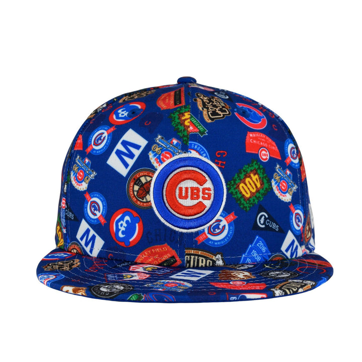 Chicago Cubs Royal OTC All Logos New Era 9FIFTY Snapback Hat