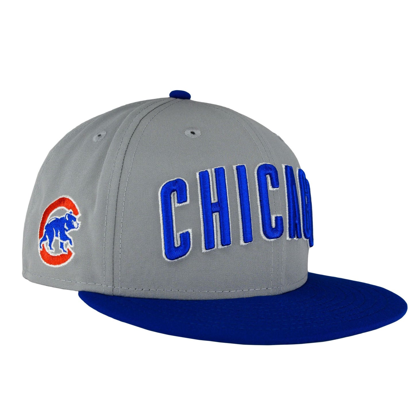 Chicago Cubs Cooperstown 1979 - 1993 Grey/Royal New Era 9FIFTY Snapback Hat