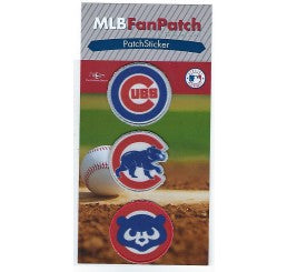 Chicago Cubs MLB FanPatch 3 Pack Stickers
