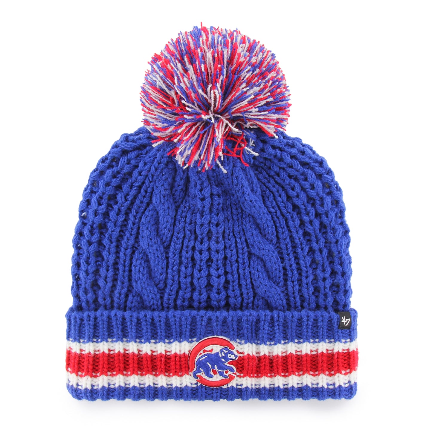 Chicago Cubs Women's Sorority Cuff Knit Pom Hat