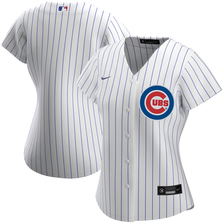 Chicago Cubs Mens Nike Replica Home Jersey - White