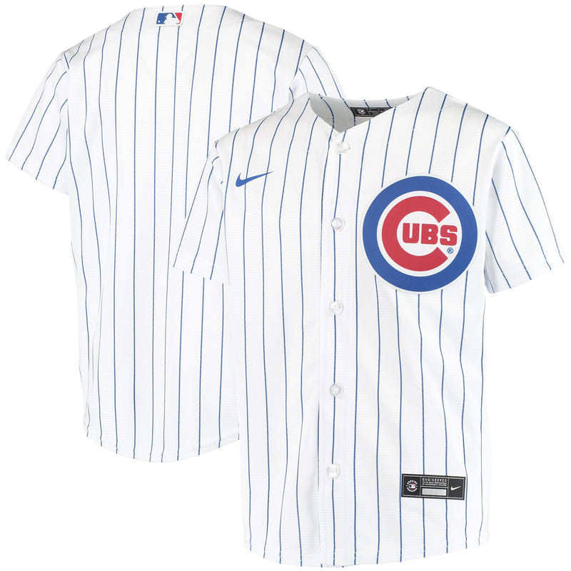 Chicago Cubs Youth Nike Home Pinstripe Replica Jersey