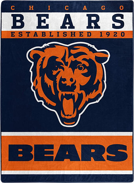 Chicago Bears 4 x 3.5 Bear Face Static Cling Decal - Clark Street Sports