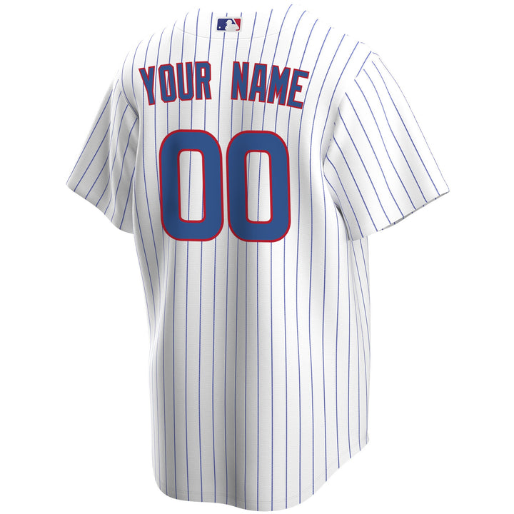 Chicago Cubs Men's Majestic Home Pinstripe Replica Jersey