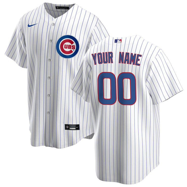 White Nike MLB Chicago Cubs Home Jersey Men's