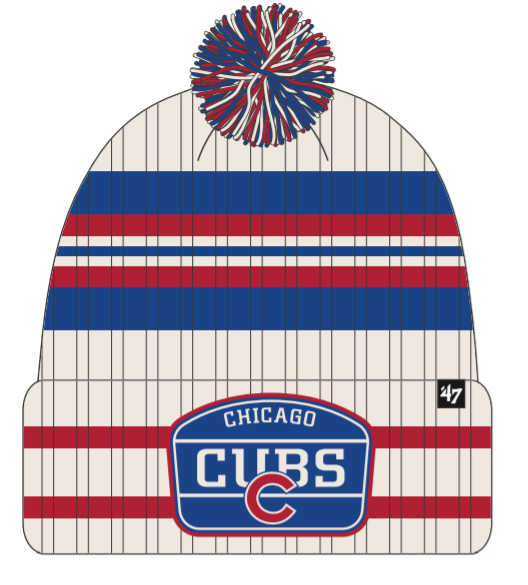 Chicago Cubs Home With Patch '47 Cuffed Knit hat