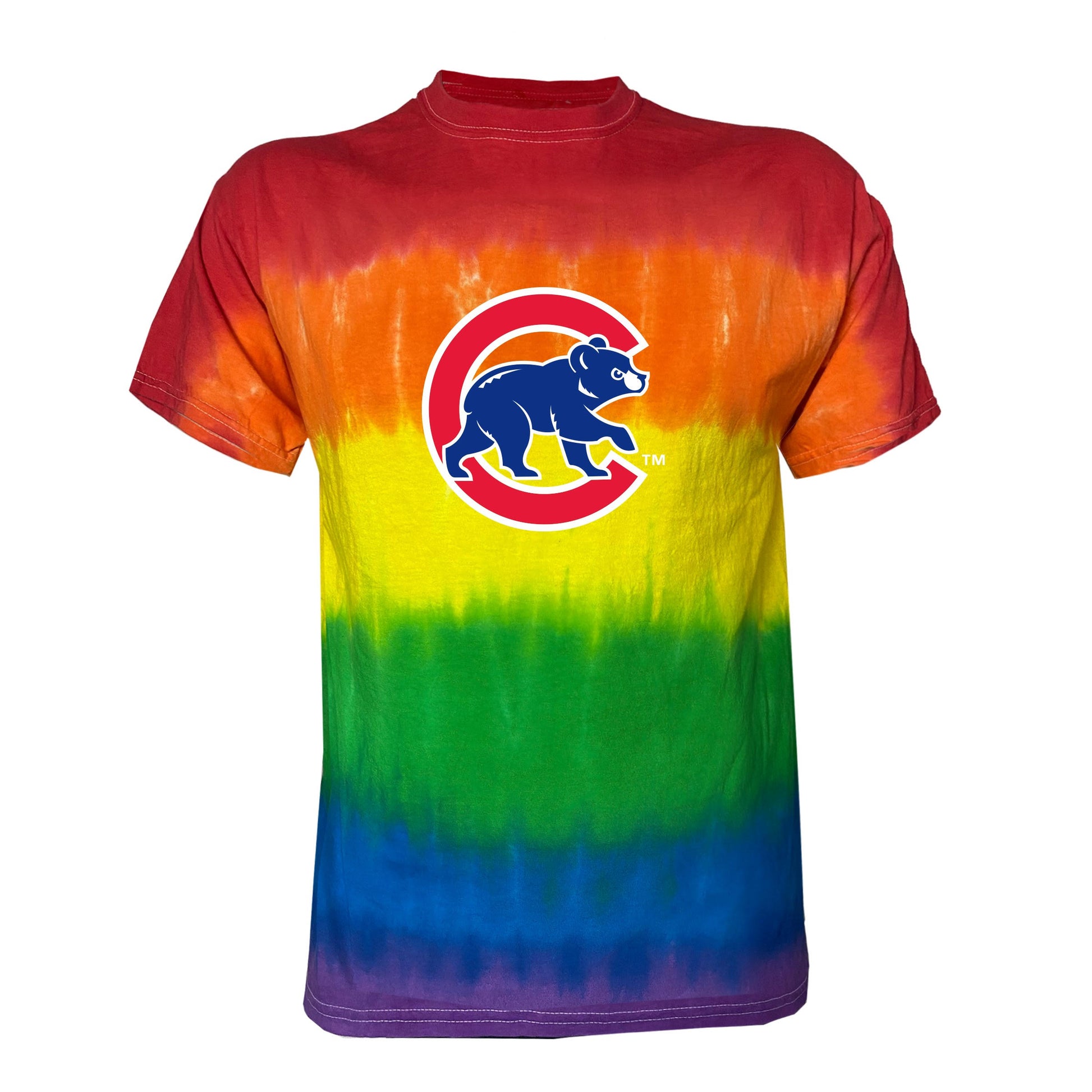 Chicago Cubs Pride TieDye TShirt Clark Street Sports