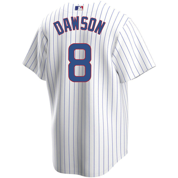 Andre Dawson Royal Chicago Cubs Autographed Mitchell & Ness Replica Jersey