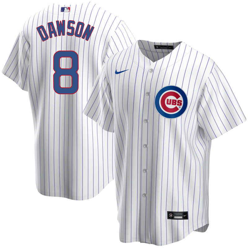 Andre Dawson Chicago Cubs Home Pinstripe Men's Replica Jersey