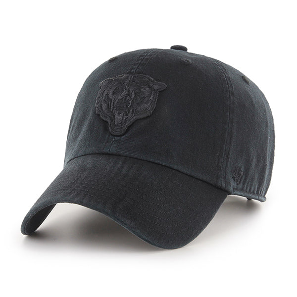 Chicago Bears Black on Black 47' Clean Up Adjustable Hat
