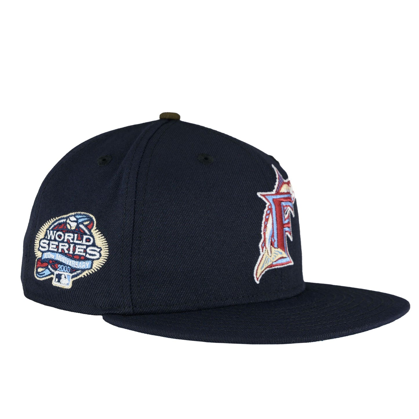 Florida Marlins Navy Sky New Era 59FIFTY Fitted Hat