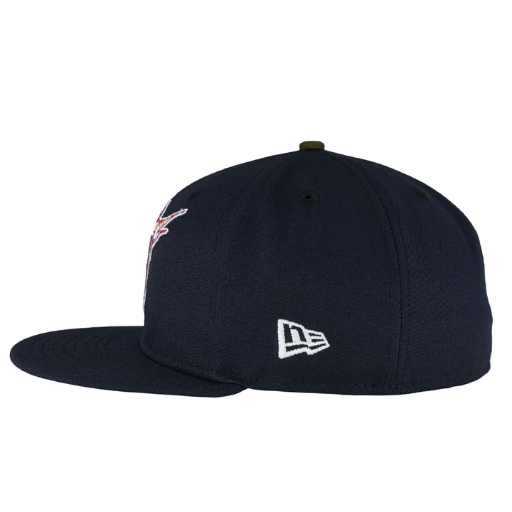 Florida Marlins Navy Sky New Era 59FIFTY Fitted Hat