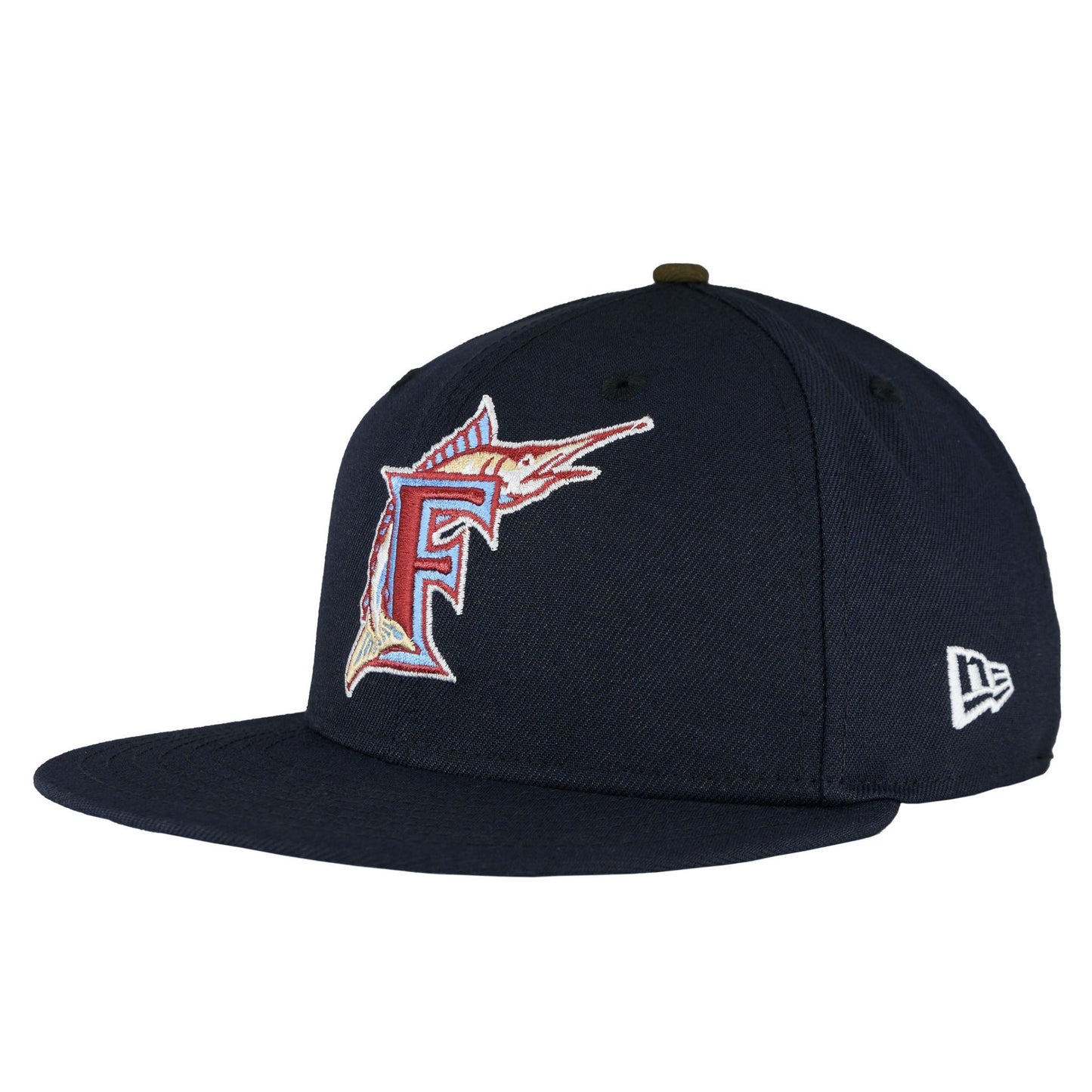 Florida Marlins Navy Sky New Era 59FIFTY Fitted Hat