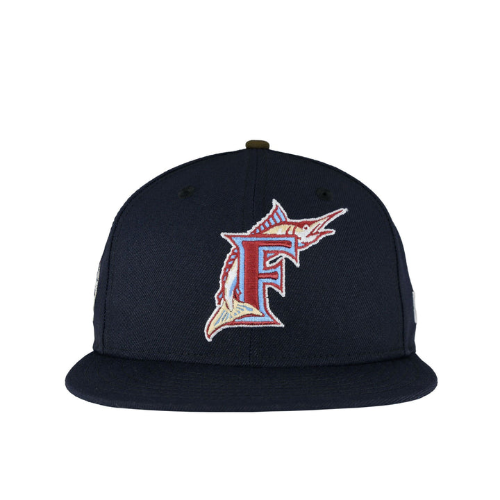 Florida Marlins Navy Sky New Era 59FIFTY Fitted Hat 8