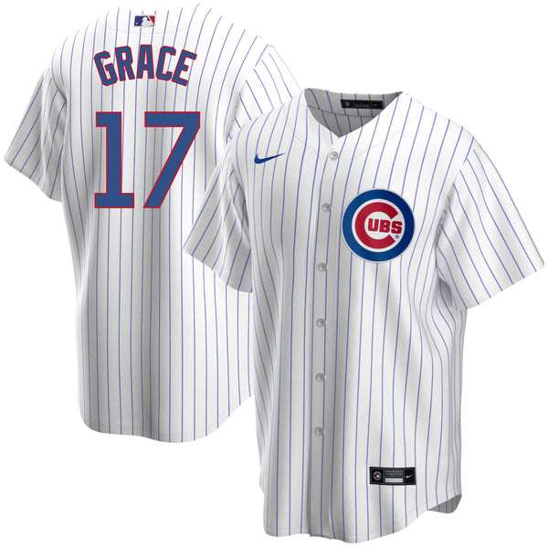 Chicago Cubs Mark Grace Nike Home Replica Jersey with Authentic Lettering X-Large