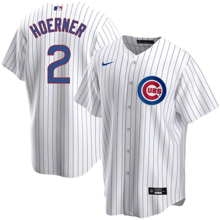 Nico Hoerner Chicago Cubs Nike Replica Player Jersey - White