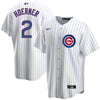 Nike Men's Chicago Cubs Nico Hoerner #2 Royal Cool Base Jersey