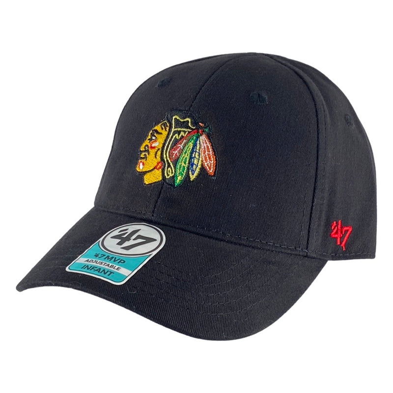Chicago Blackhawks Logo MVP Infant Hat - Black