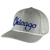 Chicago Cubs Grey Overhand Rope Script Adjustable Hat
