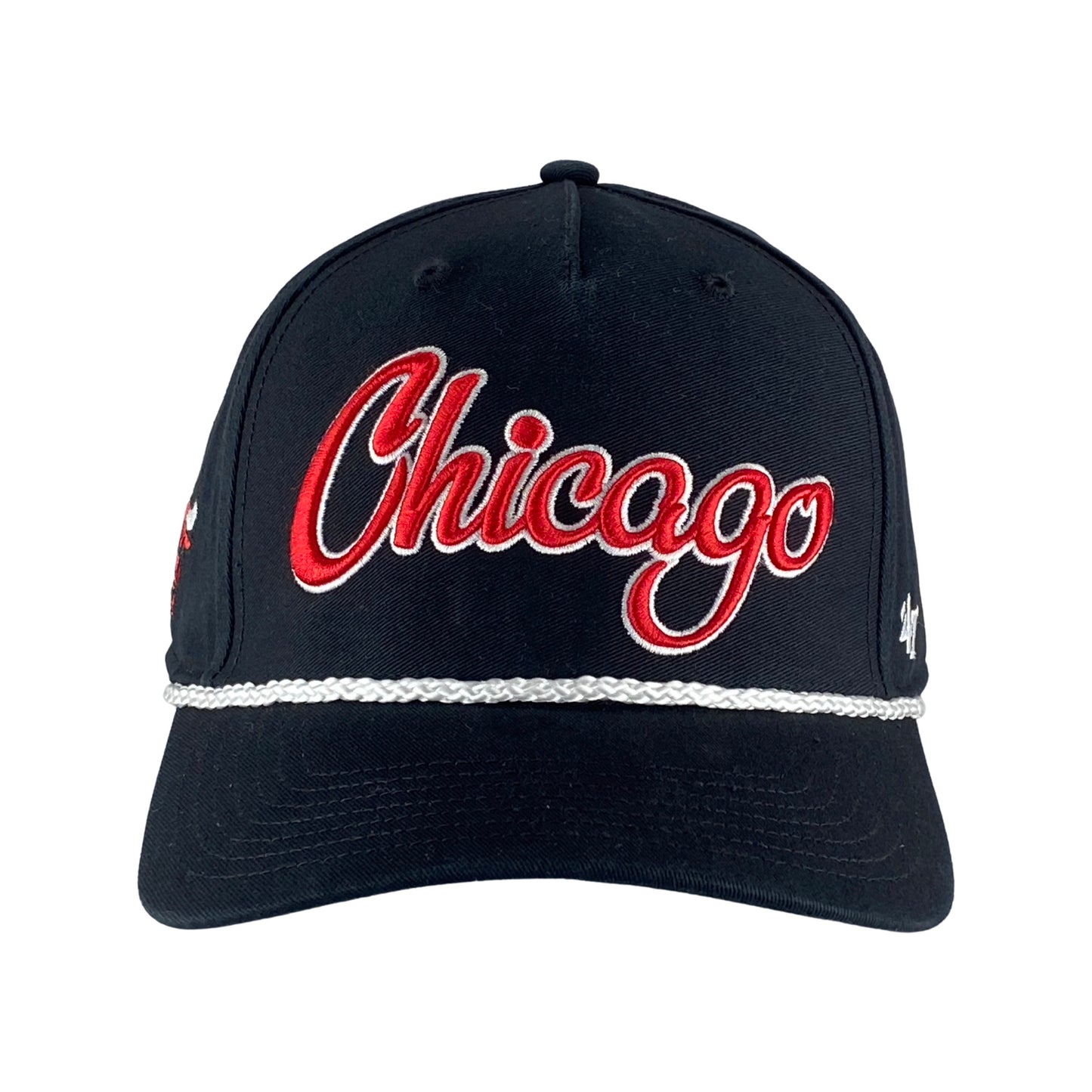 Chicago Bulls Black Overhand Rope Script Snapback Hat – Clark Street Sports