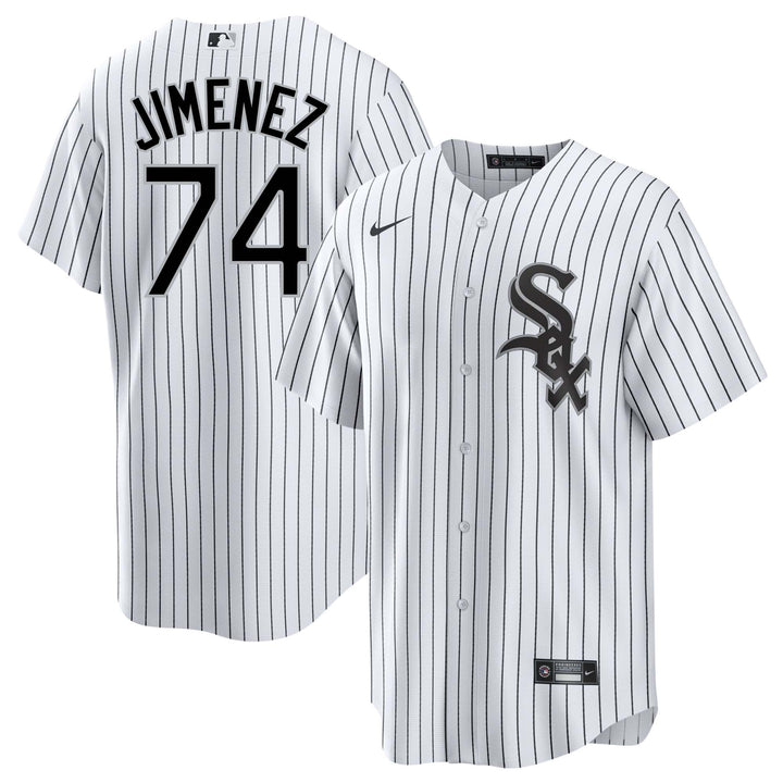 Nike Youth Eloy Jimenez Chicago White Sox White Home Replica Jersey