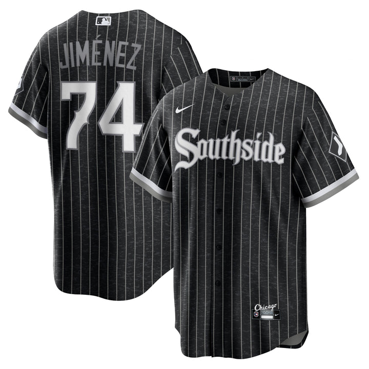 Eloy Jimenez 2022 Team Issued Black Alternate Jersey - Size 46