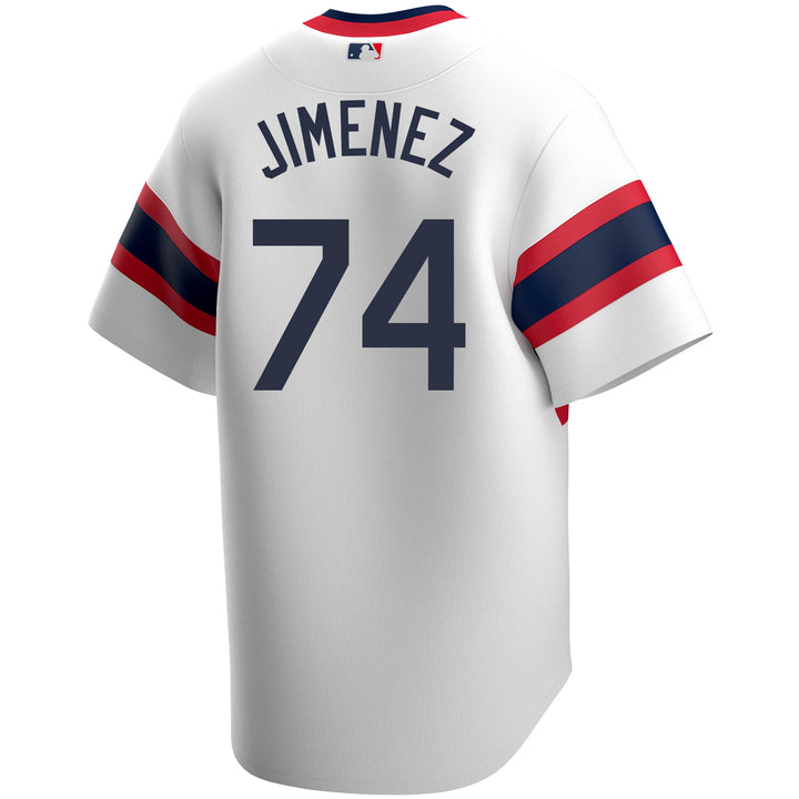 Eloy Jimenez Chicago White Sox Nike Home White Cooperstown Replica Jer -  Clark Street Sports