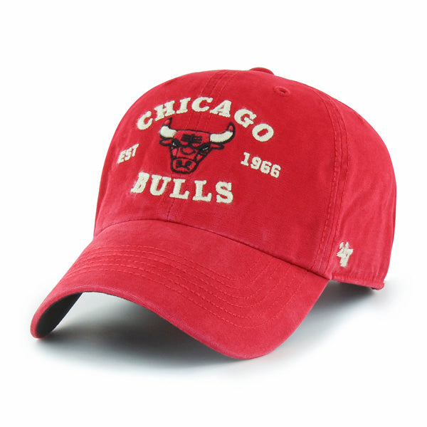Chicago Bulls Red Brockman 47' Clean Up Adjustable Hat