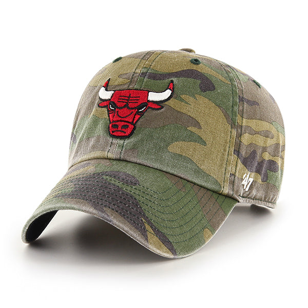 Chicago Bulls Camo 47' Clean Up Adjustable Hat