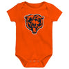 Justin Fields Chicago Bears Orange Baby Onesie