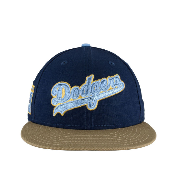 Los Angeles Dodgers New Era Green Undervisor 59FIFTY Fitted Hat - Light  Blue/Navy