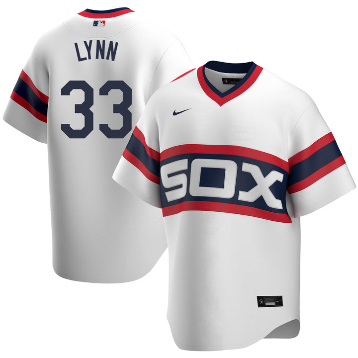 Lance Lynn Chicago White Sox Nike Home White Cooperstown Replica Jerse -  Clark Street Sports