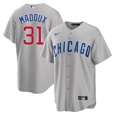 Greg Maddux Chicago Cubs Home Pinstripe Men's Replica Jersey